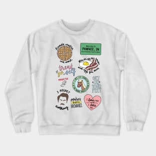 Parks and Recreation TV Show Art Crewneck Sweatshirt